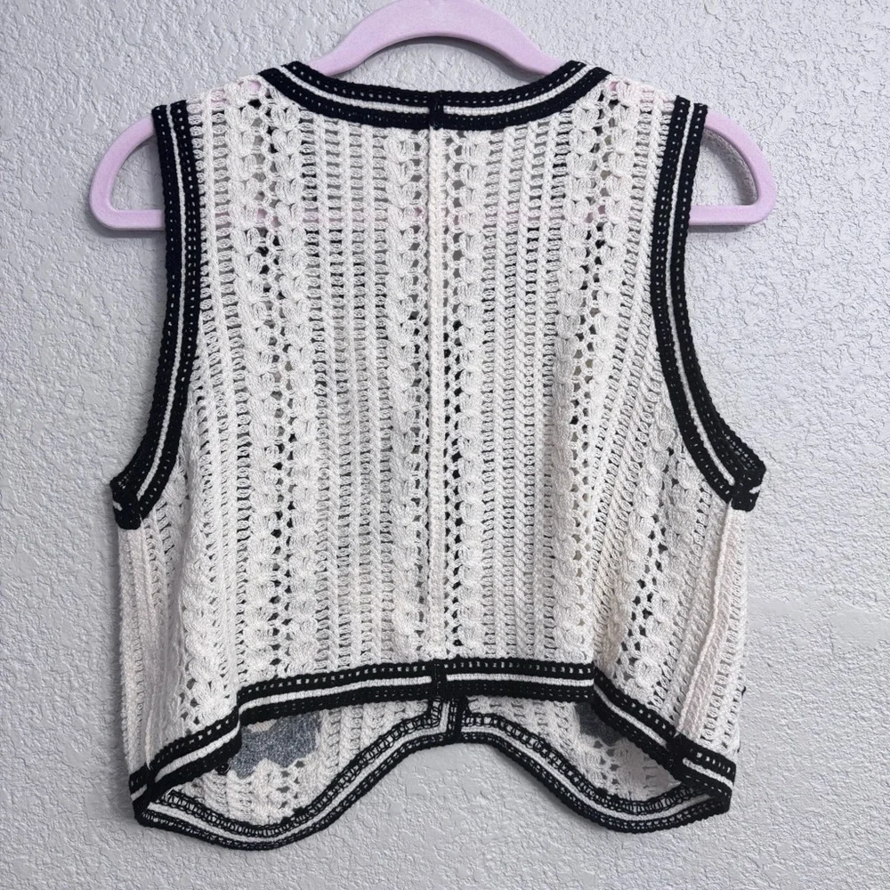 Crochet Floral Vest | Cottagecore Granny Core Sweater Vest